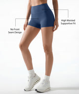 Shift High Rise Shorts With No Front Seam Design 2.5 Inches | Women's Yoga, Running & HIIT Shorts