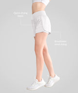 Shift™ Quick Dry Inner Mesh Workout Shorts with Pocket 3.5''| Women's Running Shorts
