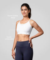 Atmungsaktiver, sportlicher Yoga-BH mit Y-Rücken von Echo | Leicht stützender Sport-BH für Damen
