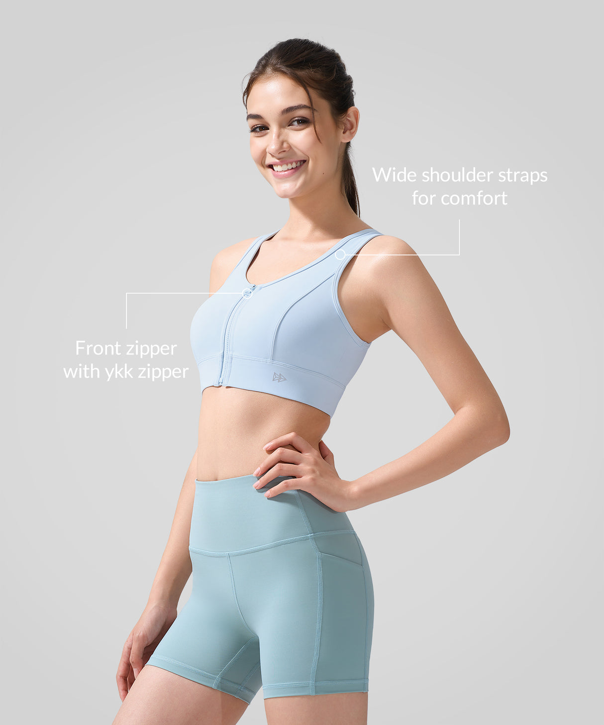 Power Fashion Racerback Cross Cut-out Sport-BH | Damen-Sport-BH mit starkem Halt