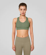 Power Cross Back Padded Running Bra | Women's High Support Sports Bra