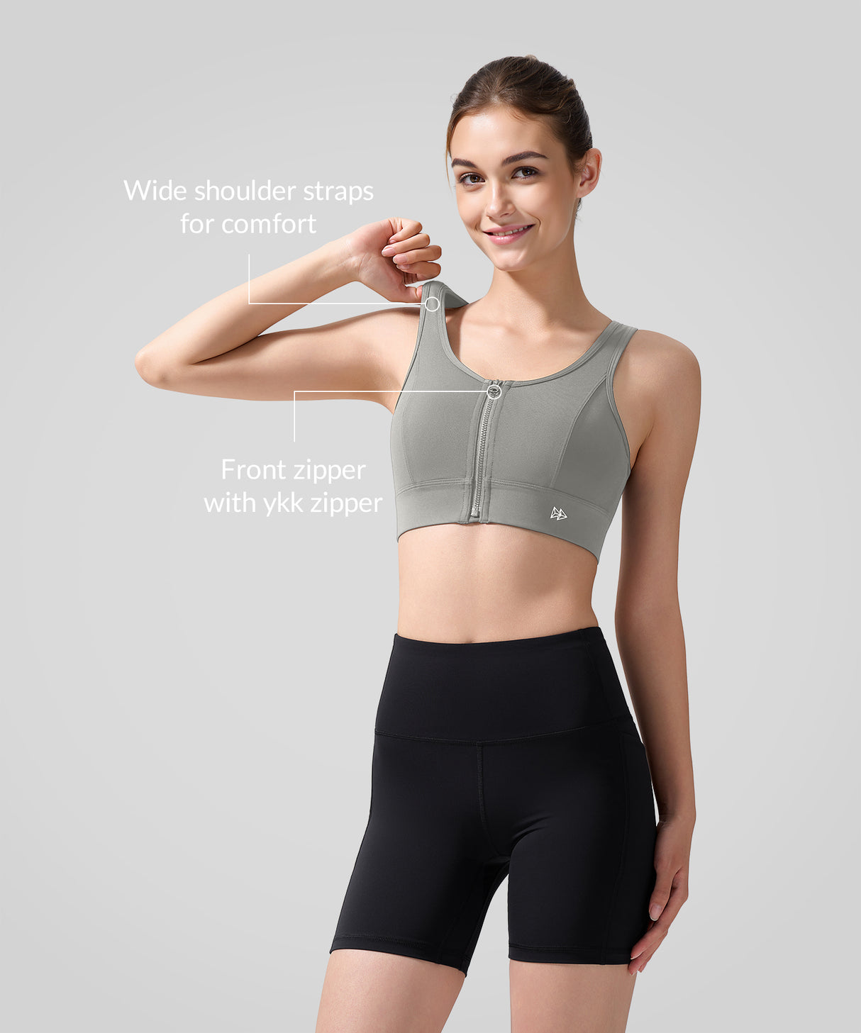 Power Fashion Racerback Cross Cut-out Sport-BH | Damen-Sport-BH mit starkem Halt