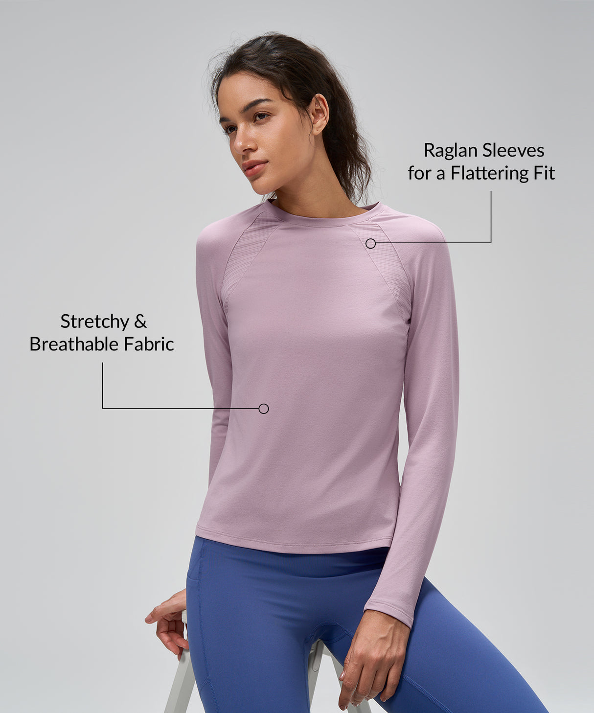 Anywhere Performance Mesh Långärmad T-shirt | Långärmad T-shirt för kvinnor