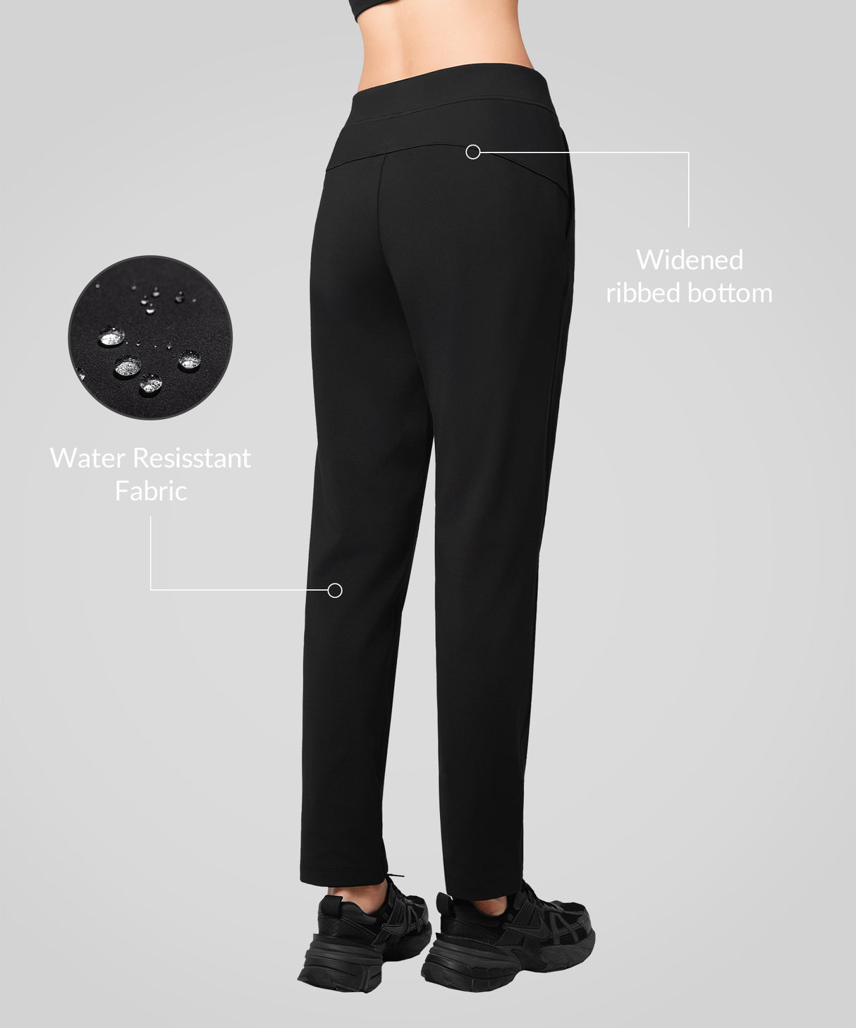 Pantaloni sportivi casual con fodera in pile e tasche ovunque | Pantaloni sportivi da donna