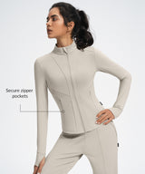 Shift Upgraded Fleece Stretch Full-Zip Water-Resistant Jacket | Women's Sports Jacket