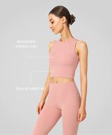 Anywhere High Neck Padded Gym Bra | Women's Light Support Sports Bra