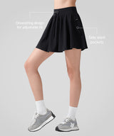 Falda deportiva superligera con textura de cuadrícula esculpida | Falda deportiva para mujer
