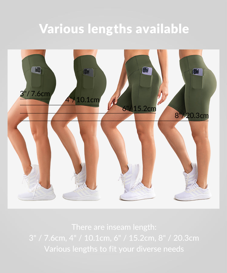Shorts ajustados de cintura alta Shift para correr (8, 10, 15 y 20 cm) | Shorts deportivos de alta sujeción para mujer
