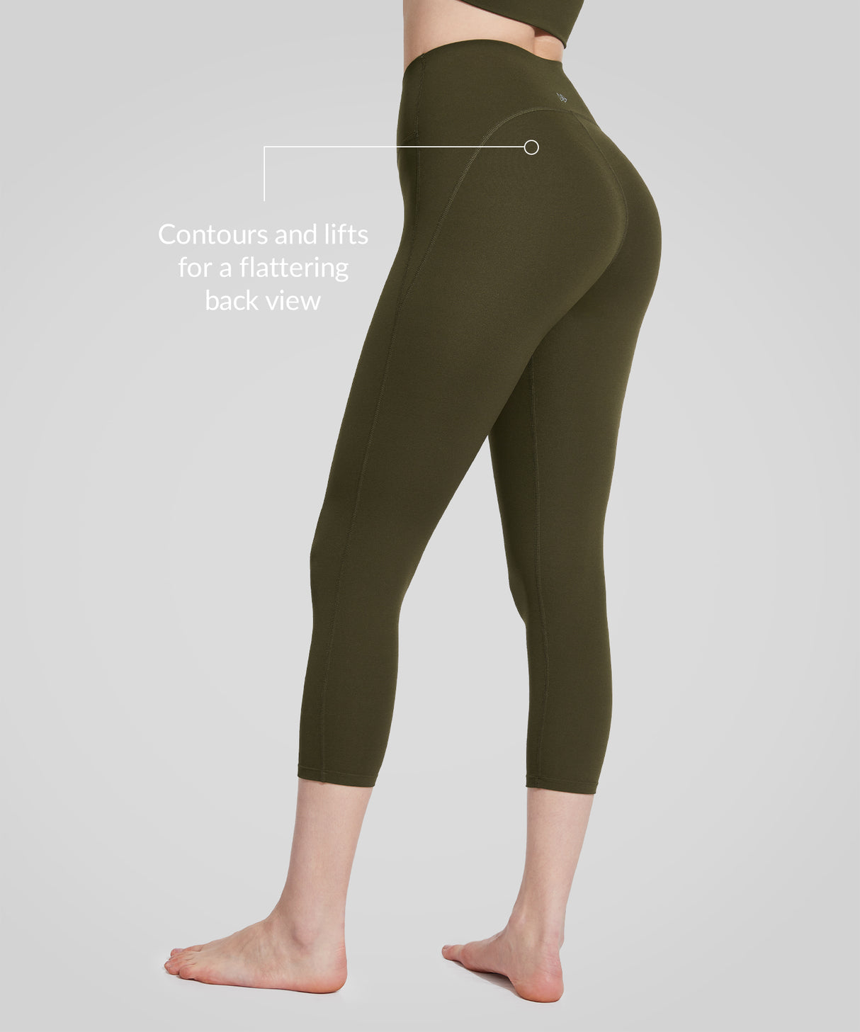 Anywhere Leichte, atmungsaktive, dehnbare Capri-Leggings | Damen-Sportrock