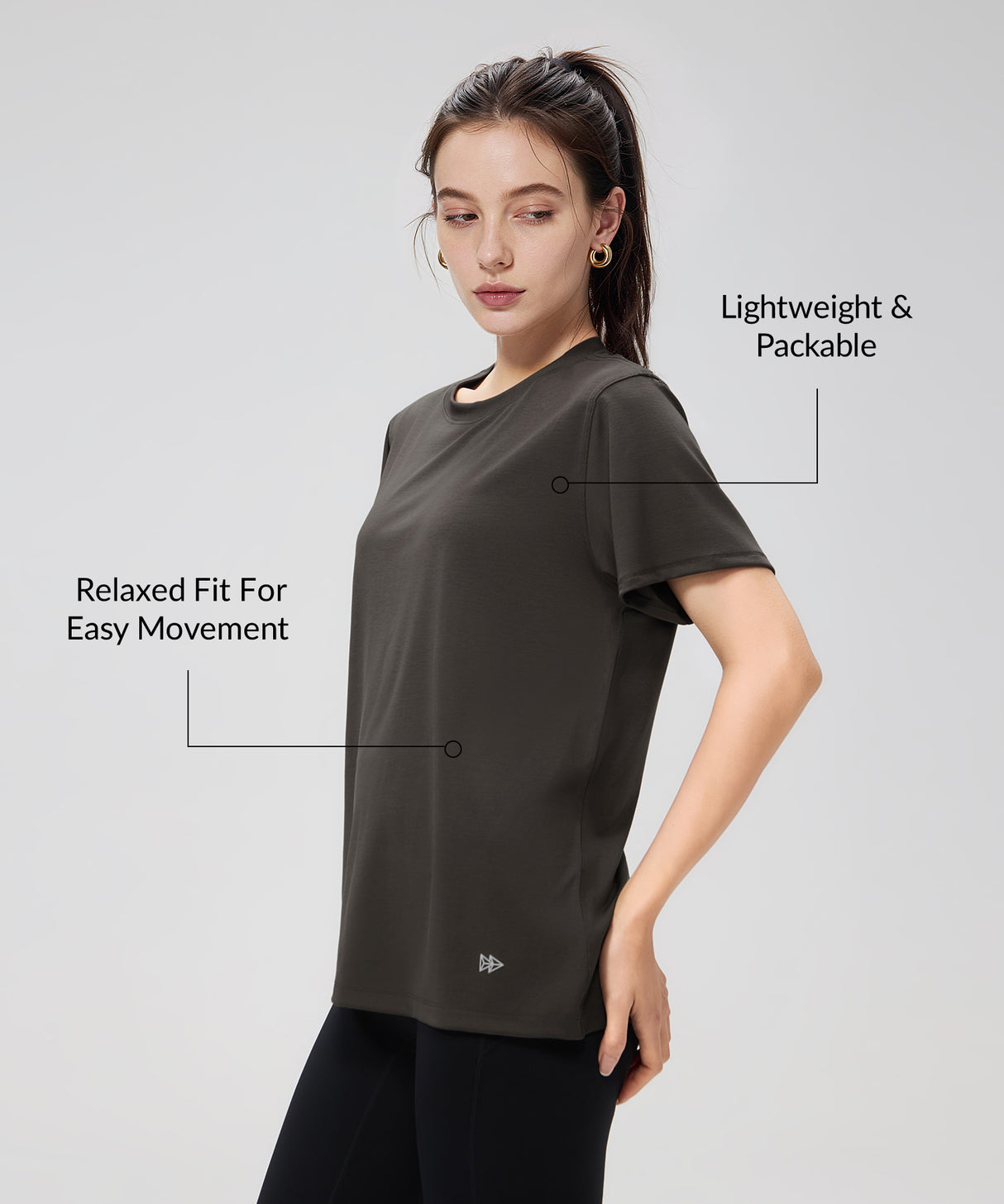 Anywhere Lightweight Breathable Short Sleeve Tee| Women's Short Sleeve T-shirt
