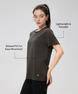 Anywhere Lightweight Breathable Short Sleeve Tee| Women's Short Sleeve T-shirt