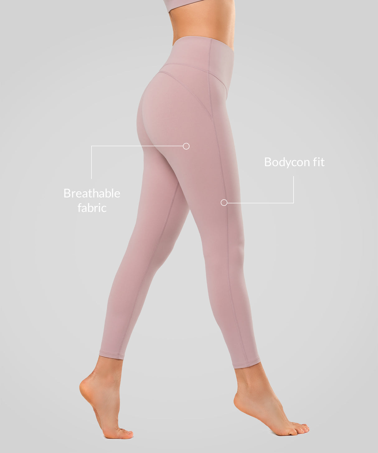 Shift Feuchtigkeitsableitende, butterweiche Yoga-Leggings 24'' 26,5'' | Leicht stützende Leggings für Damen