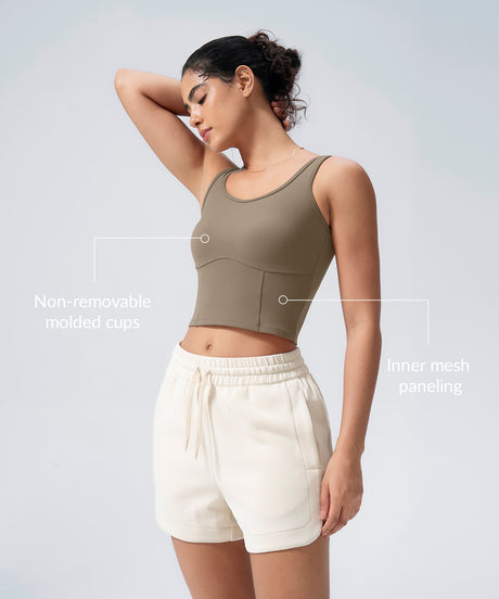 Anywhere Seam Detail Body-sculpting Tank| Women's Tank