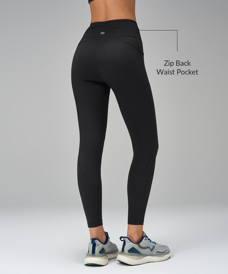 Echo Leggings ohne Vordernaht und mit Tasche, 63,5 cm | Leggings mit starkem Halt für Damen