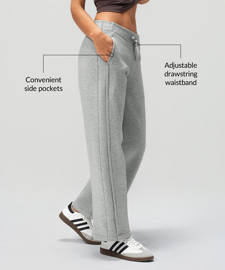 Anywhere Cozy Fleece-Lined Adjustable Pants 29 Inch | Women's Sports Pants