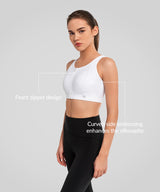 Gepolsterter Lauf-BH mit Echo Cut-Out-Design | Sport-BH mit starkem Halt für Damen