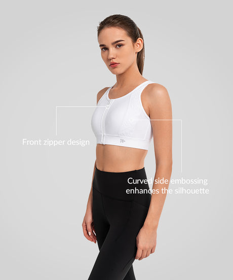 Echo Cut Out Design Padded Running Bra | Women's High Support Sports Bra