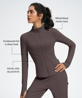 Giacca impermeabile Shift Upgraded Fleece Stretch con cerniera intera | Giacca sportiva da donna