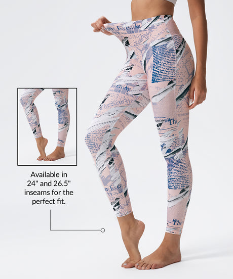 Shift Feuchtigkeitsableitende, butterweiche Yoga-Leggings 24,5 26,5 | Leicht stützende Leggings für Damen