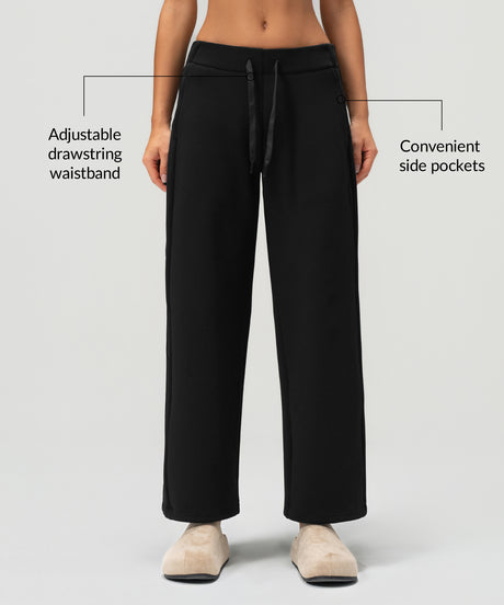 Anywhere Cozy Fleece-Lined Adjustable Pants 29 Inch | Women's Sports Pants