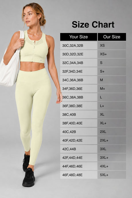 Sculpt™ Zip Front Breathable Racerback High Support Running Bra | Women's High Support Sports Bra
