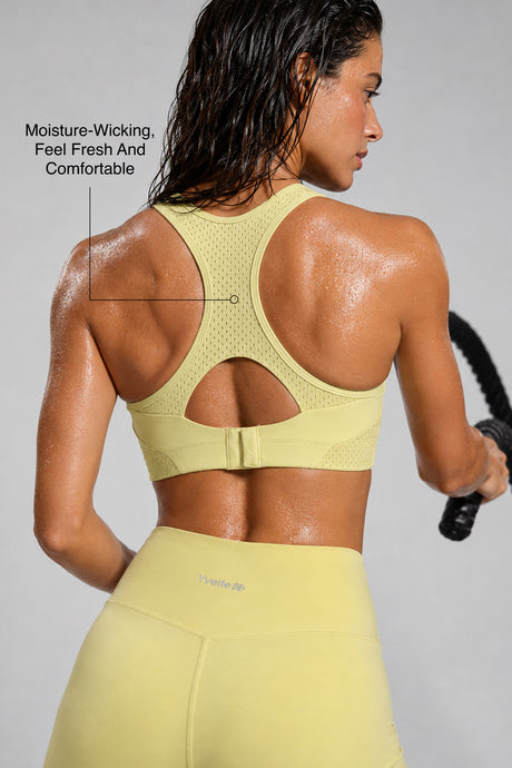 Gepolsterter Lauf-BH mit Sculpt Racerback-Linie | Sport-BH mit starkem Halt für Damen
