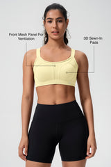 Power™ Adjustable Crisscross Padded Running Bra | Women's High Support Sports Bra