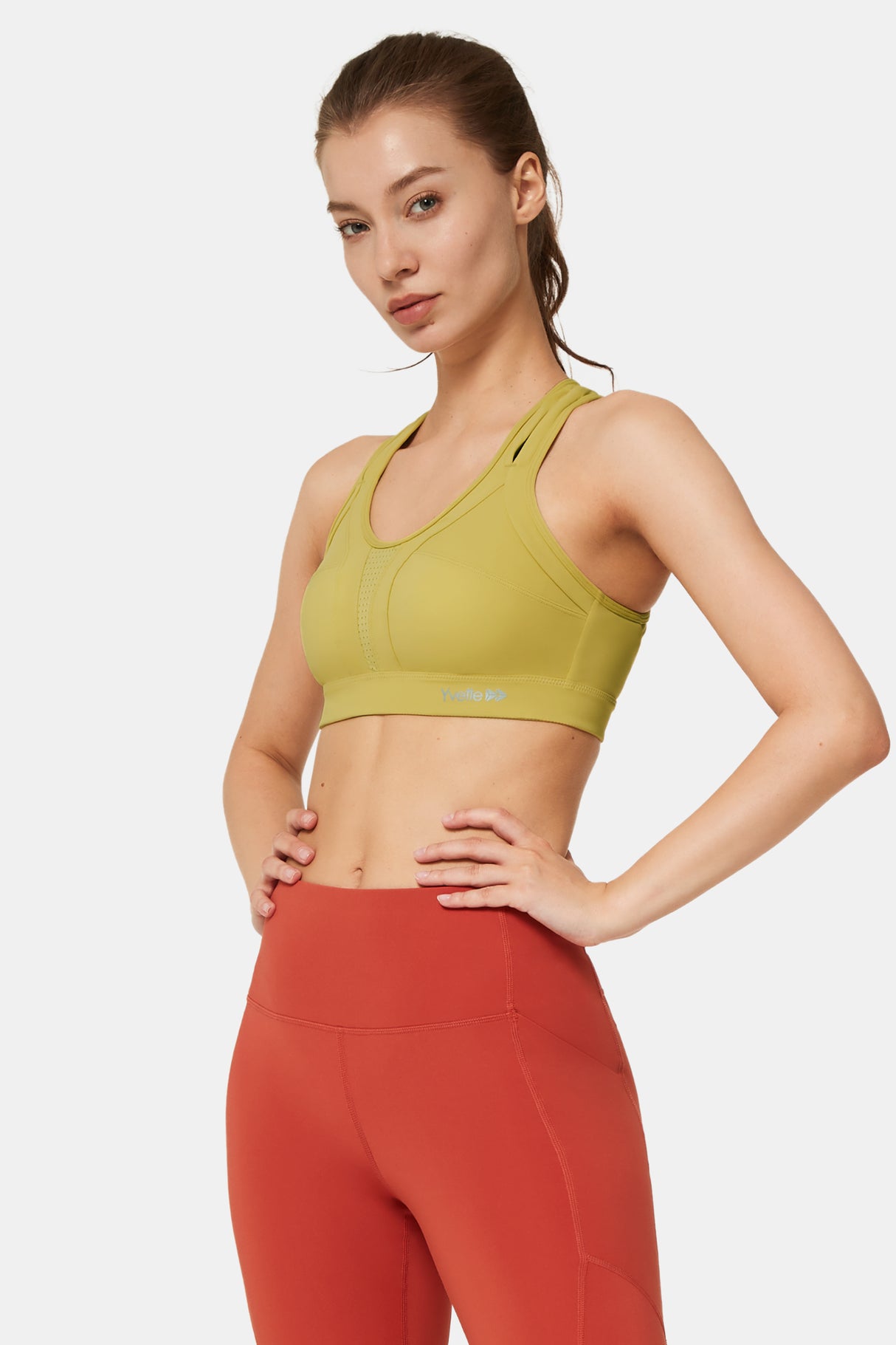 Power™ Cross Back Padded Running Bra | Women's High Support Sports Bra