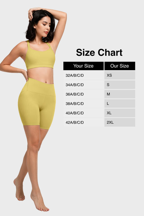 Shift™ Scoop Neckline Double Straps Padded Yoga Bra | Women's Light Support Sports Bra