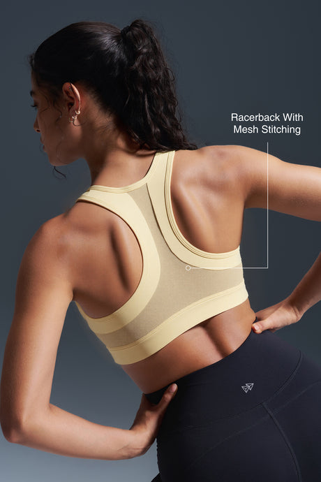 Enfold™ Zip Front Breathable Racerback High Impact Running Bra | Women's High Support Sports Bra