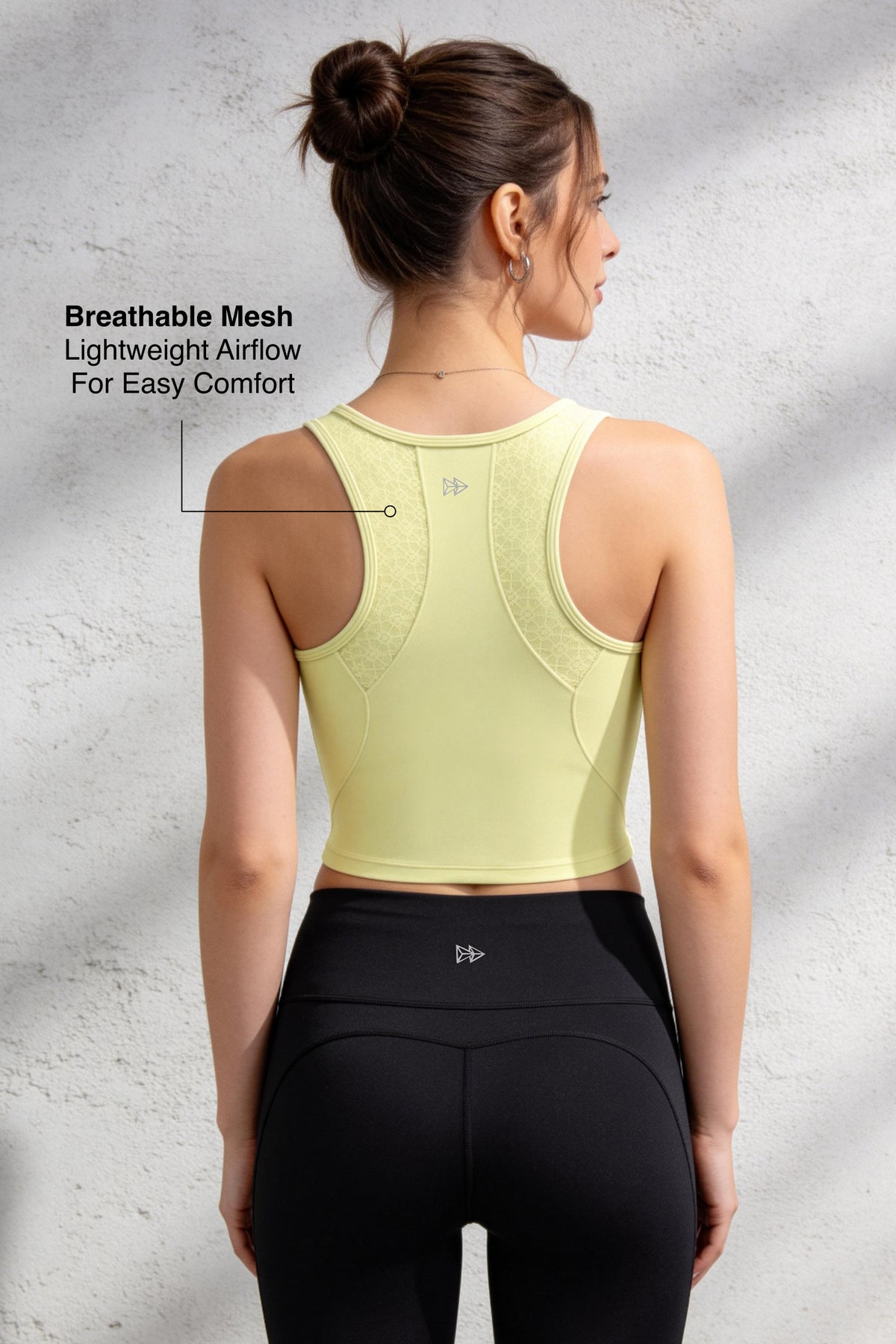 Anywhere™ Built-In Cups Racerback Mesh Tank | Women's Sports Tank For Yoga & Daily