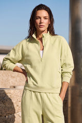 Anywhere™ Half-Zip Mock Neck Pockets Sweatshirt | Women's Sports Sweatshirt