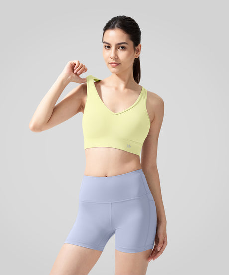 Anywhere™ V-neck New-style Racerback Yoga Bra| Women's Light Support Sports Bra - image 17