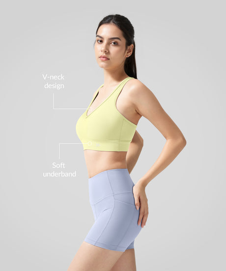 Anywhere™ V-neck New-style Racerback Yoga Bra| Women's Light Support Sports Bra - image 15