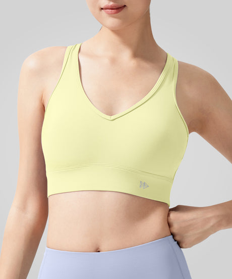 Anywhere™ V-neck New-style Racerback Yoga Bra| Women's Light Support Sports Bra - image 18