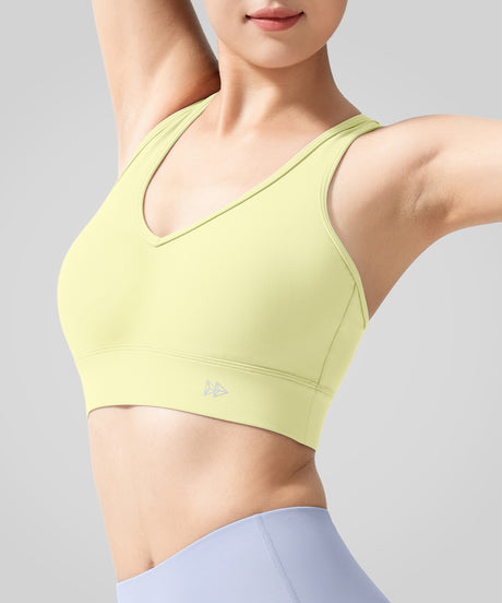 Anywhere™ V-neck New-style Racerback Yoga Bra| Women's Light Support Sports Bra - image 13