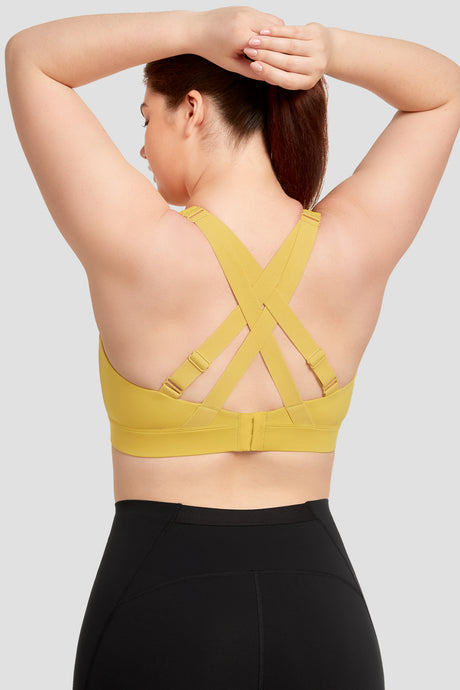 Power™ Crossback Adjustable Longline Sports Bra | Women's High Support Sports Bra