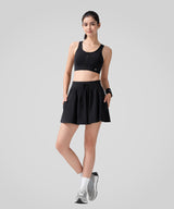 Falda deportiva superligera con textura de cuadrícula esculpida | Falda deportiva para mujer