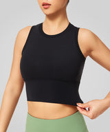 Anywhere High Neck Padded Gym Bra | Women's Light Support Sports Bra