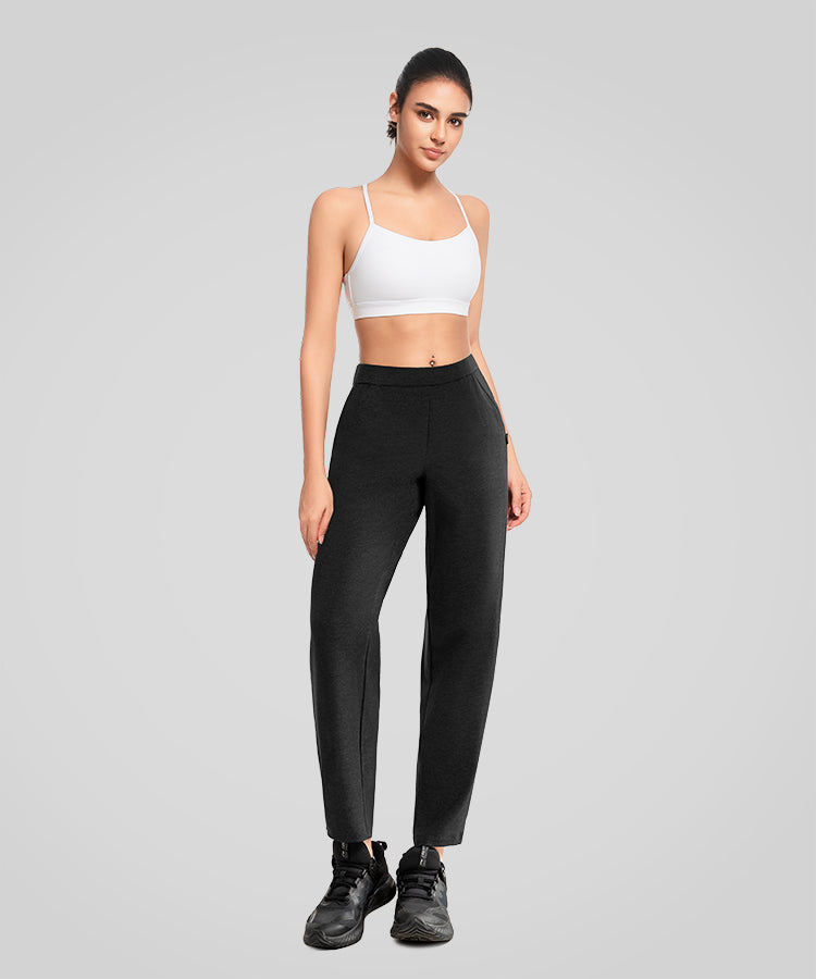 Pantaloni Shift a vita alta con coulisse e tasche strutturate | Pantaloni sportivi da donna
