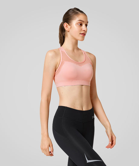 Shift Racerback Mesh gepolsterter Lauf-BH | Damen-Sport-BH mit starkem Halt