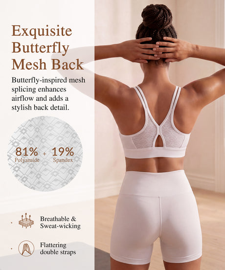 Anywhere Breathable Soft Bra for Yoga & Everyday Wear | Women's Light Support Sports Bra