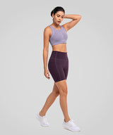 Shift löparshorts med hög midja, tighta, 7,5 cm, 10 cm, 15 cm, 20 cm | Damsportshorts med högt stöd