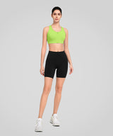 Power Zip Front Breathable Mesh Running Bra | Women's High Support Sports Bra