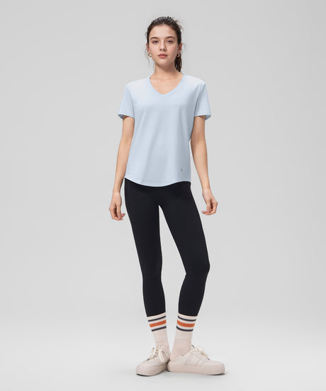 Anywhere V-Neck Lightweight Short Sleeve Tee| Women's Short Sleeve T-shirt