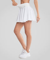 Falda de tenis con bolsillos de malla esculpida | Falda deportiva para mujer