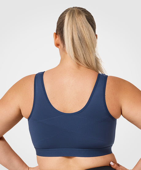 Power Classic Zip Running Bra | Women's High Support Sports Bra