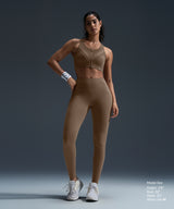 Enfold Zip Mesh Padded Running Bra | Women's High Support Sports Bra