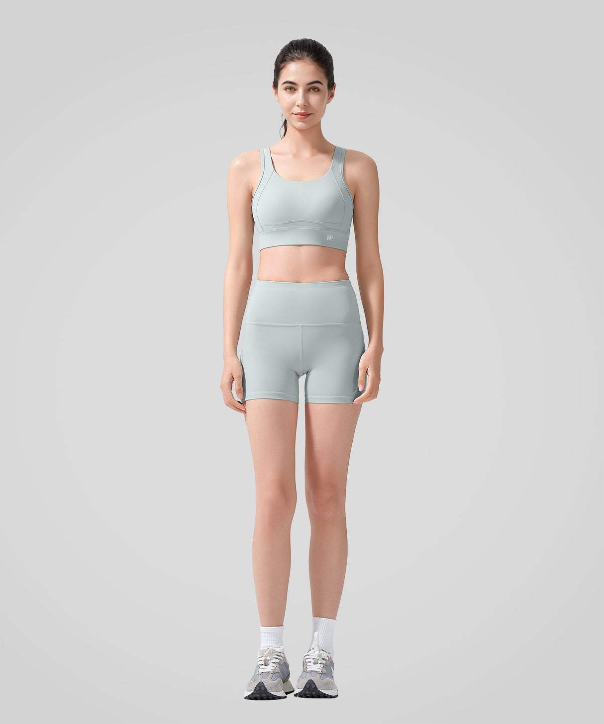 Echo Natural Shine Sportlicher Lauf-BH mit offenem Rücken | Sport-BH mit starkem Halt für Damen