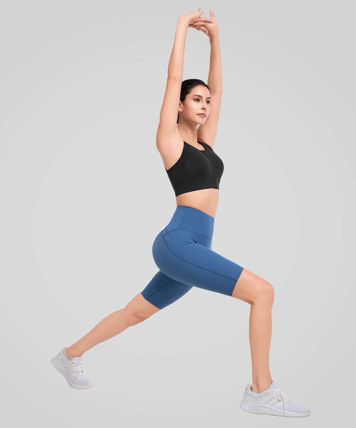 Shift Seamless No-slip High Waist Shorts 8''| Women's High Support Running Shorts